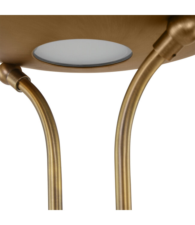 Vloerlamp biron brons 2lichts