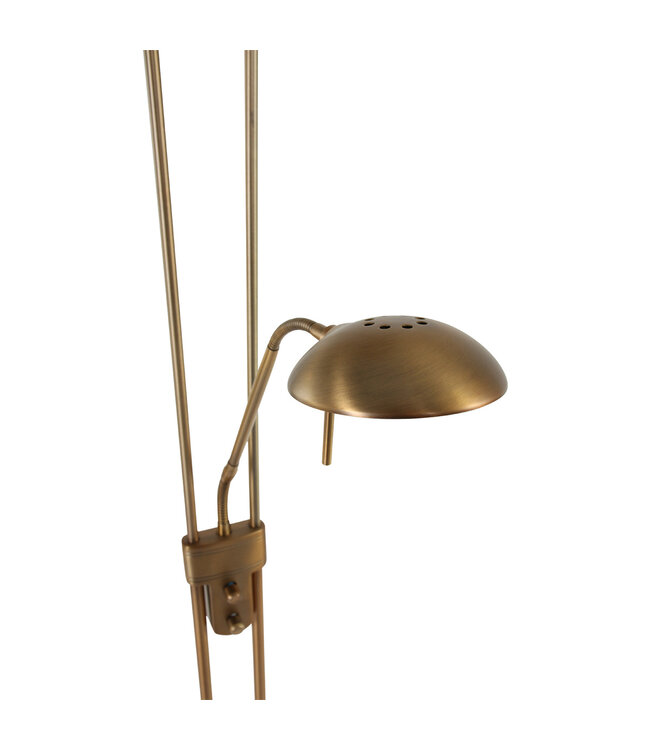 Vloerlamp biron brons 2lichts