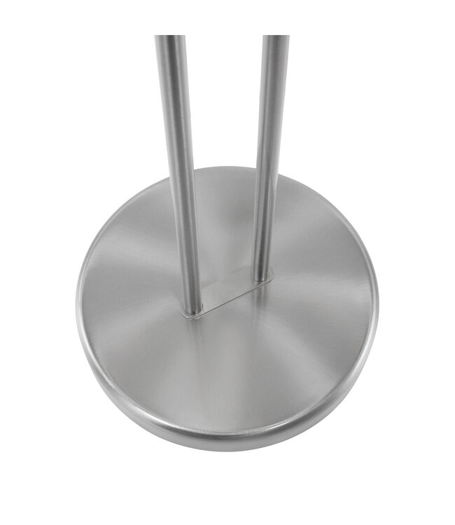 Vloerlamp biron staal 2lichts