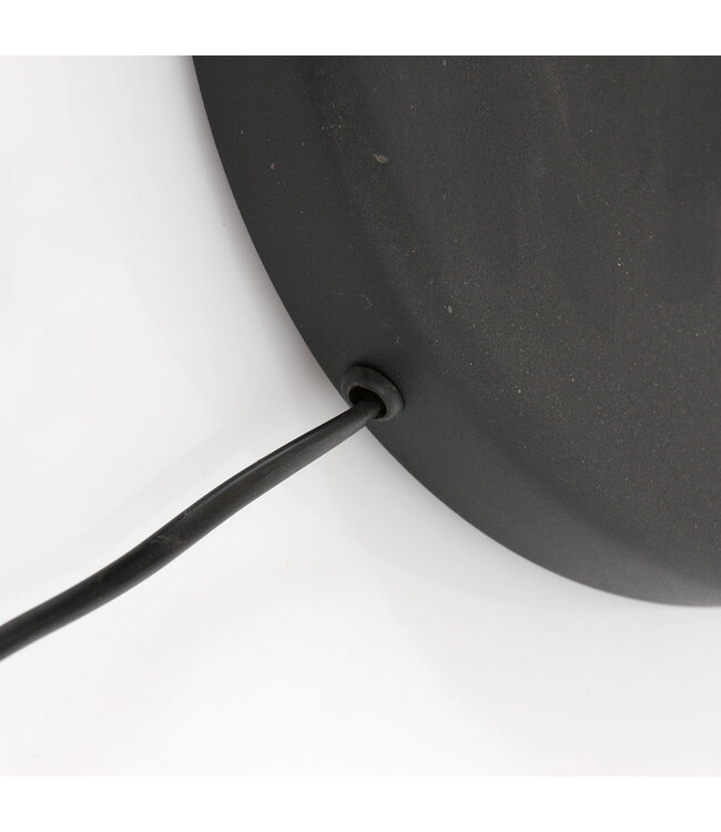 Vloerlamp biron zwart 2lichts