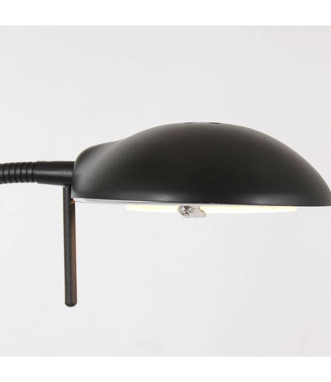 Vloerlamp biron zwart 2lichts