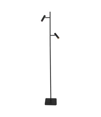 Steinhauer Lumo Vloerlamp 2‑Lichts zwart