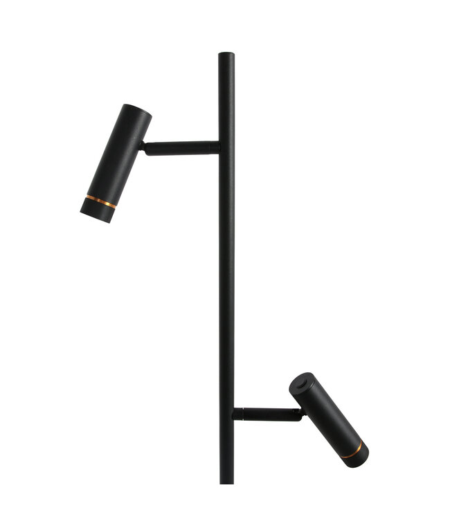 Lumo Vloerlamp 2‑Lichts zwart