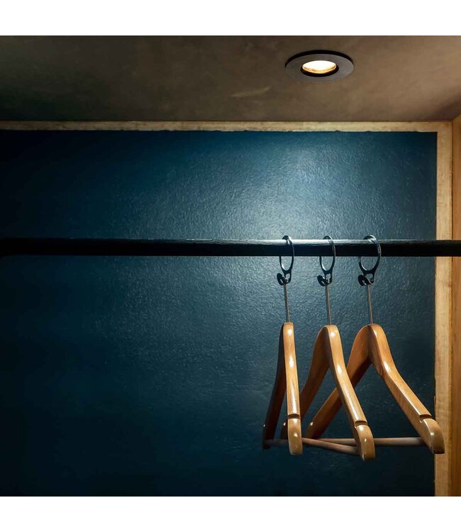 Inbouwspot pelite zwart