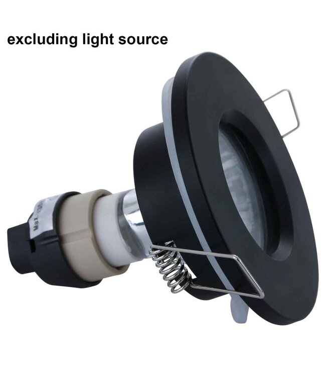 Inbouwspot pelite zwart