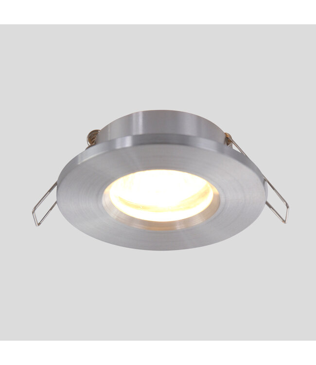 Inbouwspot pelite staal