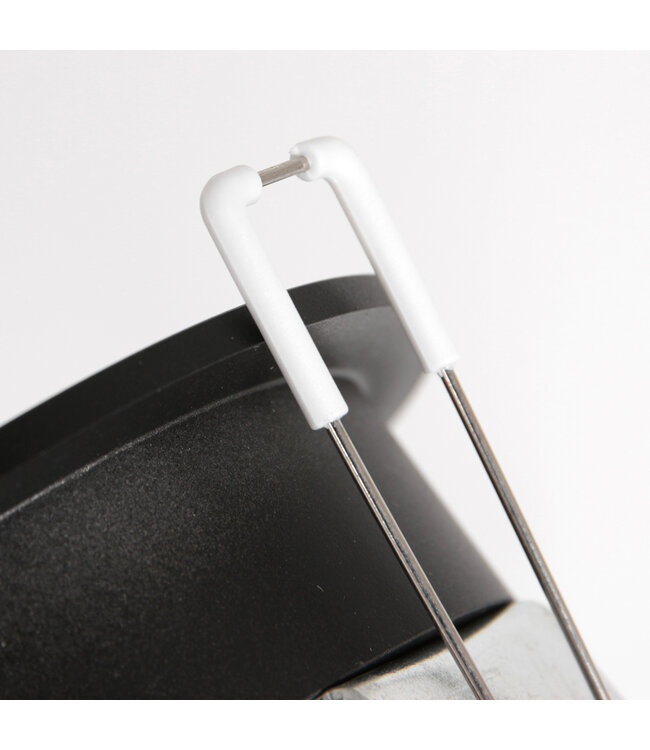 Inbouwspot pelite zwart 10cm