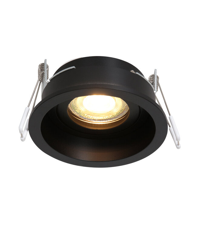 Inbouwspot pelite zwart 10cm