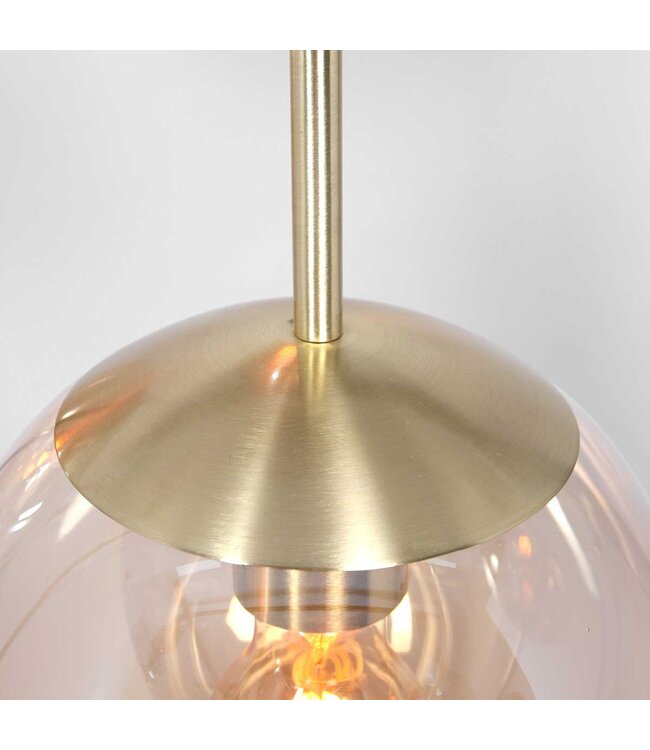 Hanglamp bollique amber