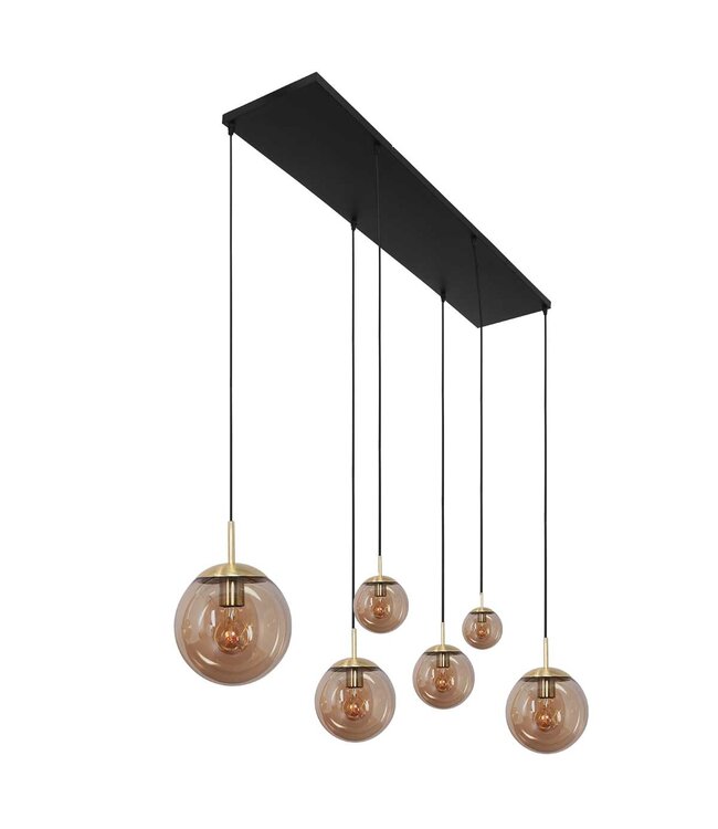 Hanglamp bollique amber