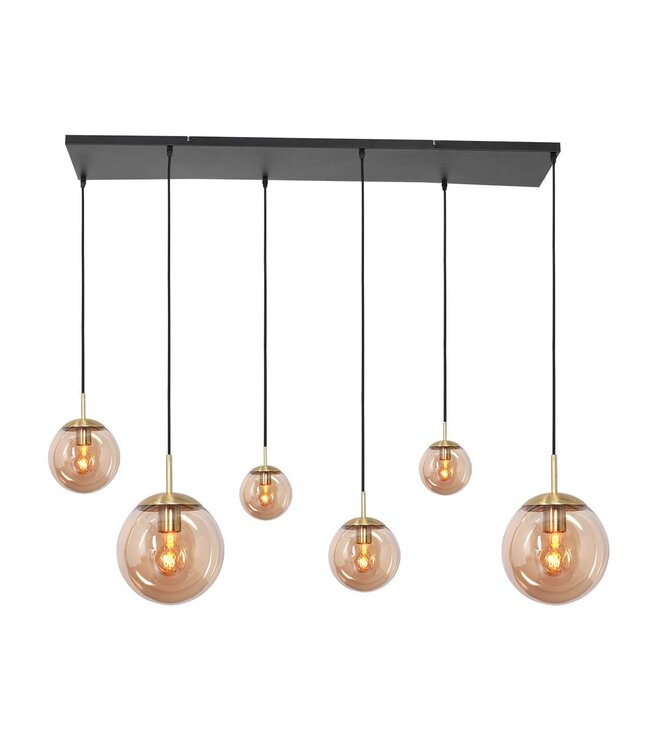 Hanglamp bollique amber