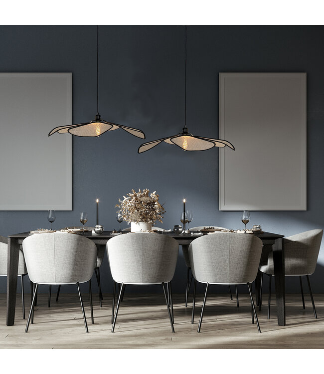 Hanglamp LumaFlora Linnen