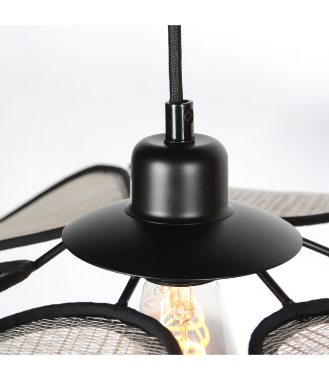 Hanglamp LumaFlora Linnen