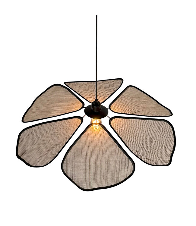 Hanglamp LumaFlora Linnen