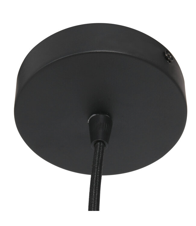 Hanglamp Ropex touw zwart