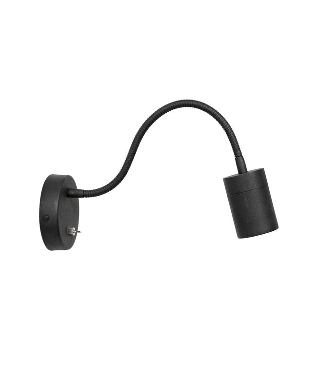 Wandlamp Upround zwart