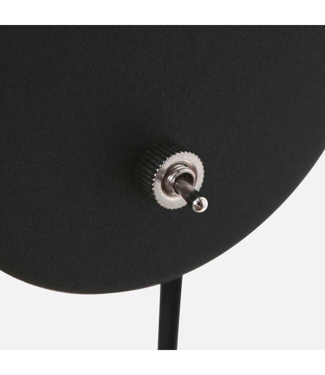 Wandlamp Upround zwart