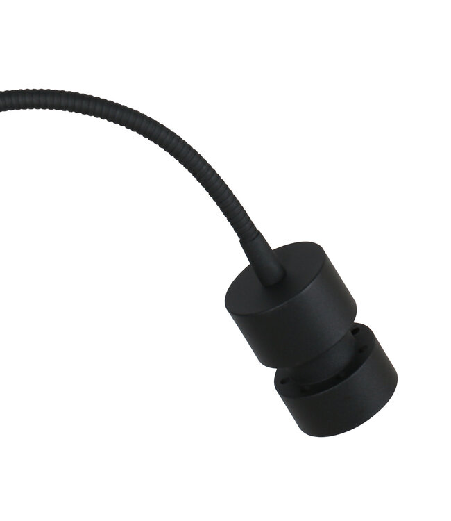 Wandlamp Upround zwart met usb poort