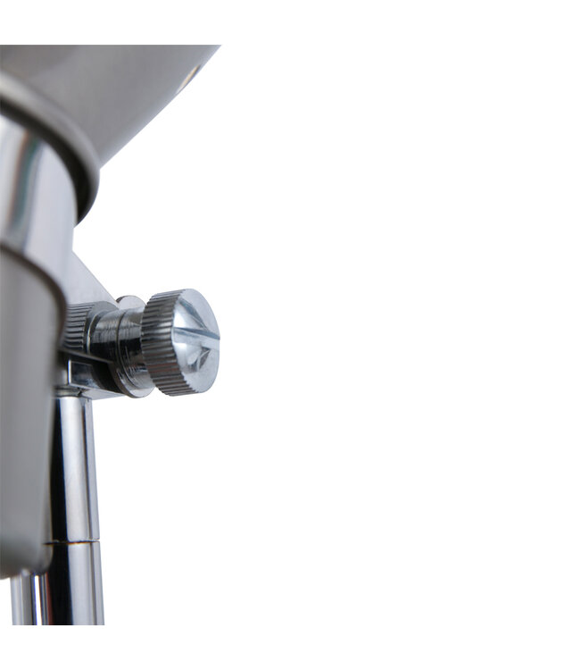 Wandlamp spring klemspot staal