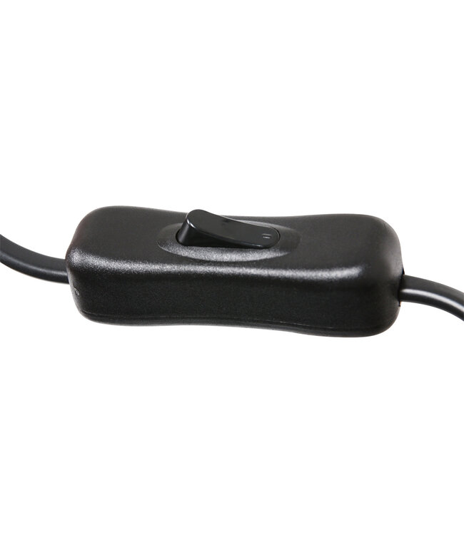 Wandlamp spring klemspot staal