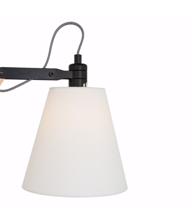Wandlamp Dion beige uittrekbaar