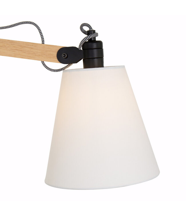 Wandlamp Dion beige uitklapbaar
