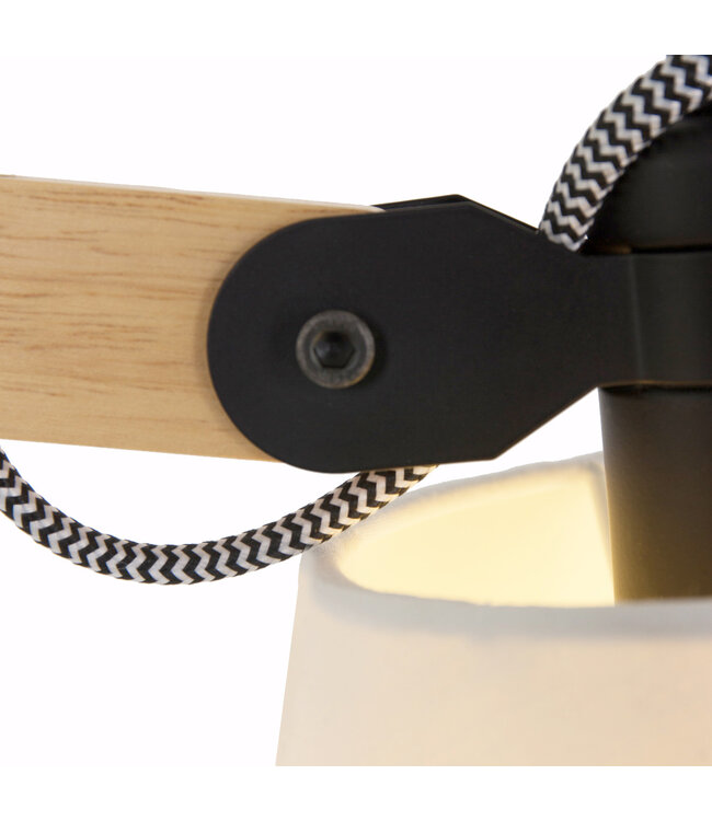 Wandlamp Dion beige uitklapbaar