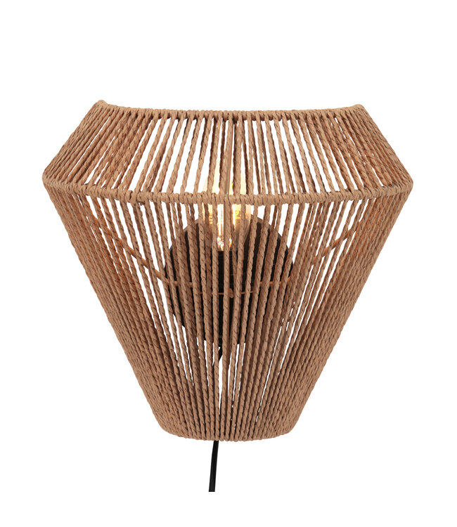 Wandlamp Ropex touw