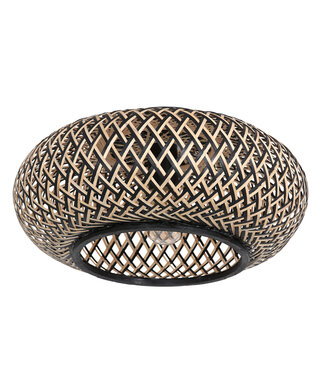 Steinhauer Plafondlamp Maze beige/zwart