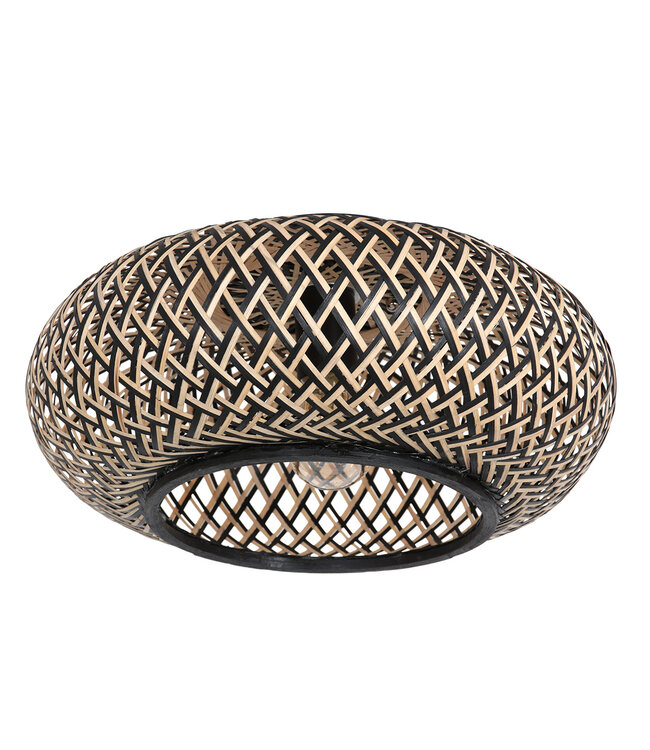 Plafondlamp Maze beige/zwart