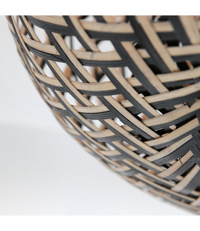 Plafondlamp Maze beige/zwart