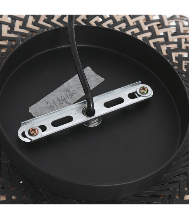 Plafondlamp Maze beige/zwart