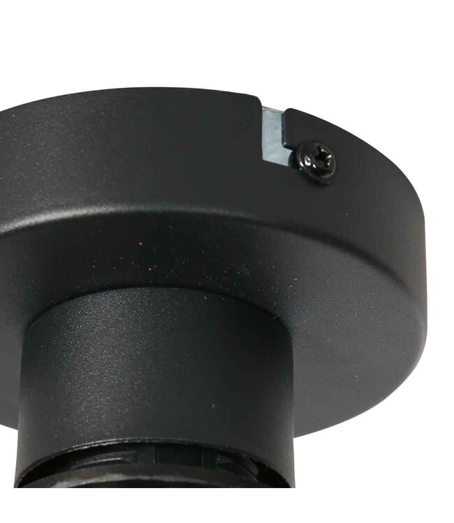 Plafondlamp Breeza Beach zwart/bamboe