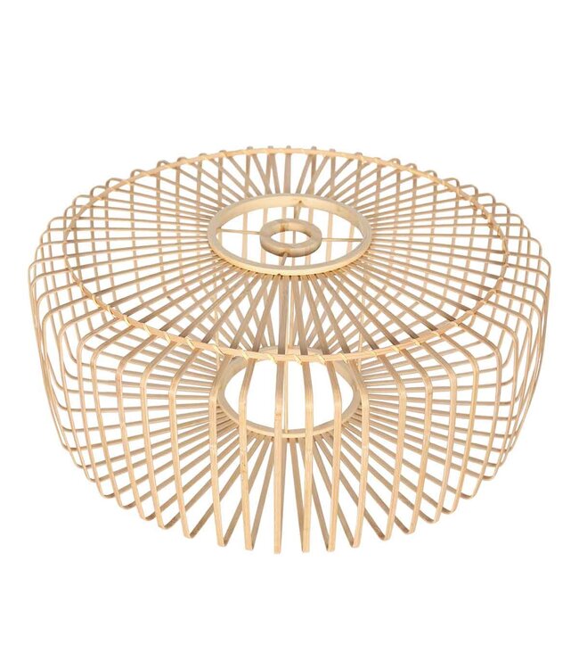 Plafondlamp Breeza Beach zwart/bamboe