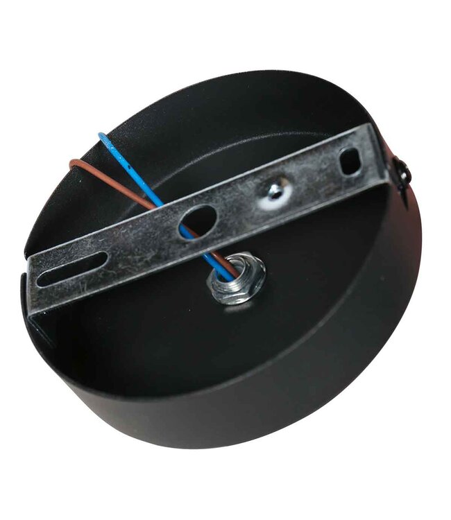 Plafondlamp Breeza Beach zwart/bamboe