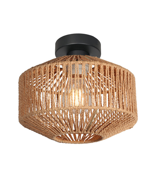 Plafondlamp Ropex touw