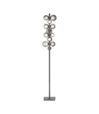 Neuhaus Pure  Vloerlamp platinum grey met  bollen dimbaar