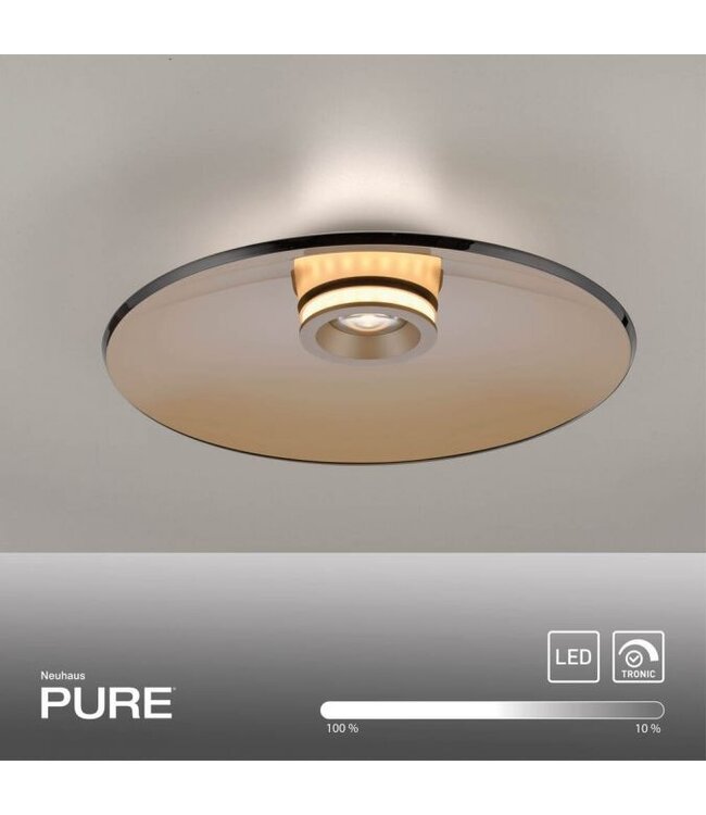 Plafondlamp Pure Moon met luxe Italiaans glas 50cm