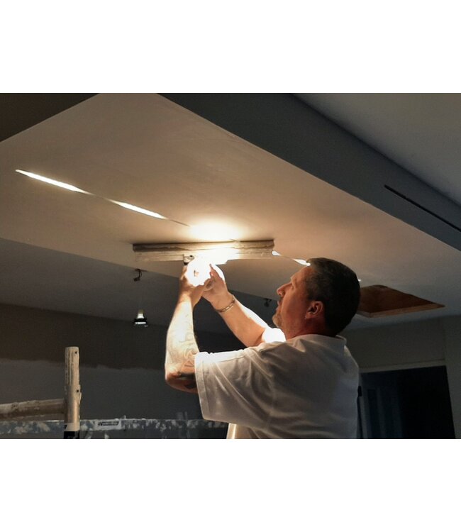 Design PVD slot track trimless inbouw 180cm dimbare leds