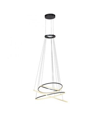Neuhaus Pure  Vide lamp led mystic grey 4 ringen hoogte max 150cm-600cm - Copy