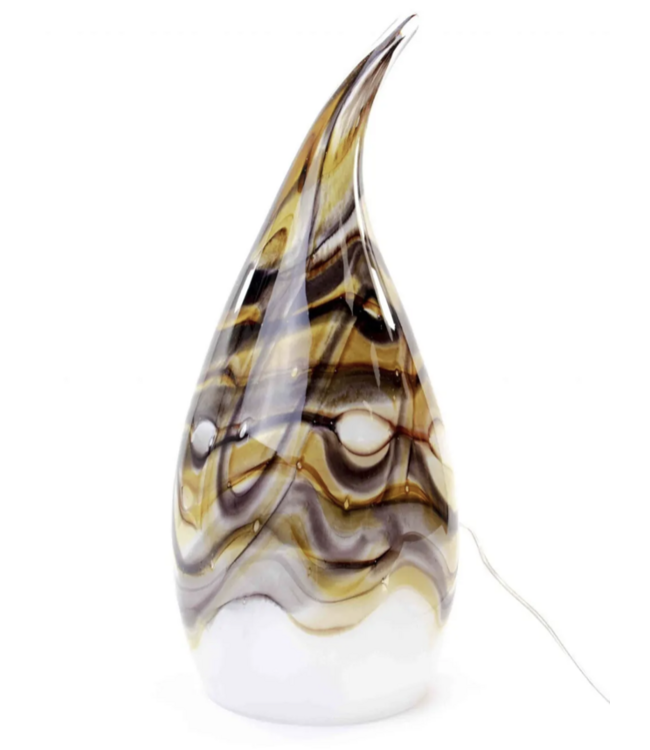 Lamp italiaansglas H45cm earth