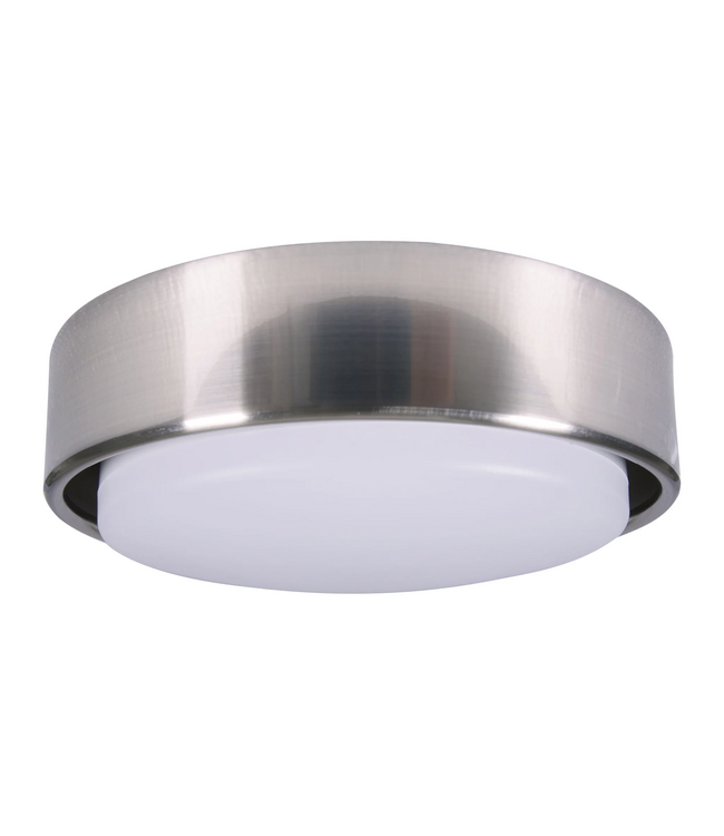 Stille 3blads ventilator met afstandsbediening en licht -127cm-RVS