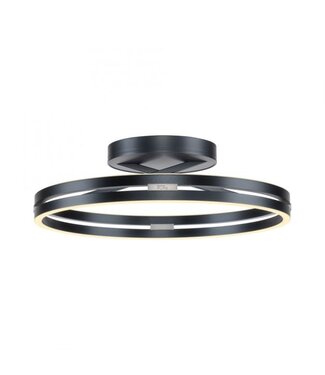 Neuhaus Pure  Plafondlamp pure loop mystic grey 60cm  met afstand bediening