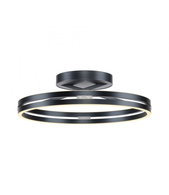 Plafondlamp pure loop mystic grey 60cm  met afstand bediening