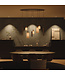 Ztahl Ovale hanglamp portafino quartz met spots en linnen kapjes incl lichtbronnen