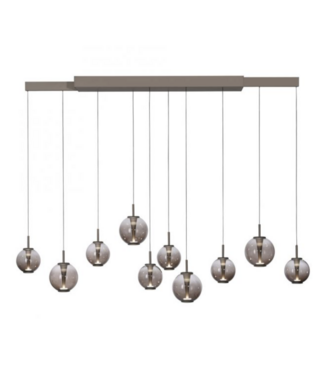 Neuhaus Pure  Hanglamp E-Slide in hoogte verstelbaar en uitschuifbaar taupe