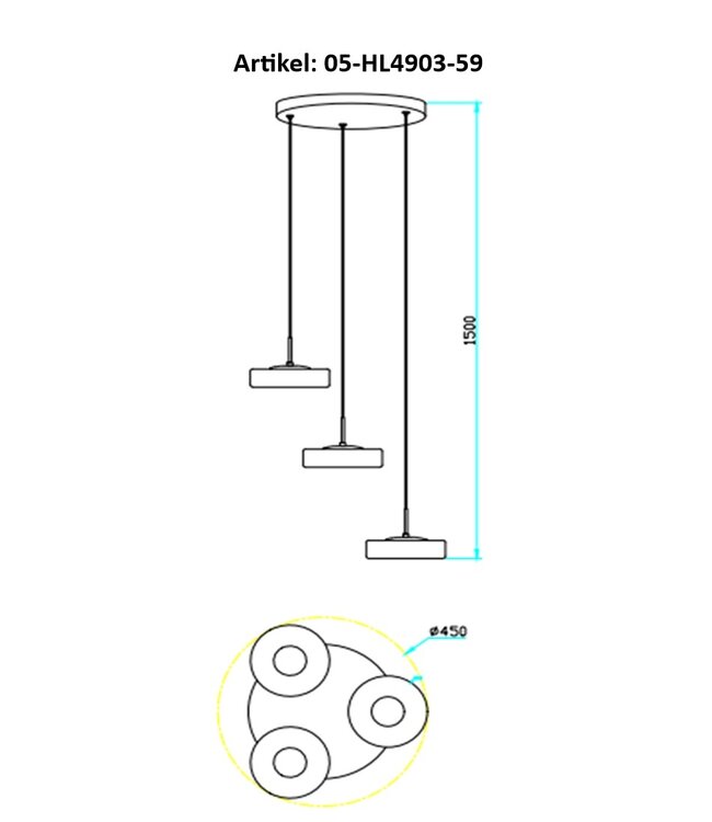 3 lichts albaster hanglamp pendel zandkleur  rond