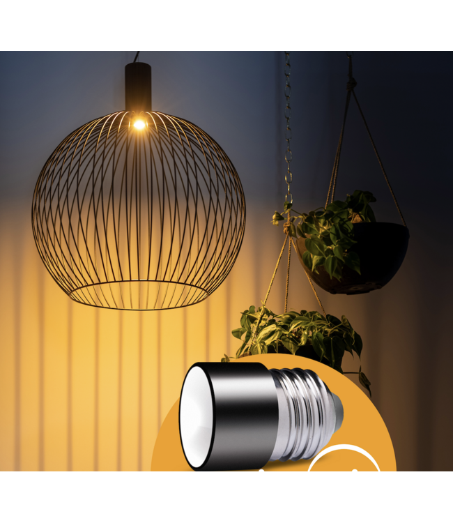 Zeer klein e27 lampje dim to warm 2200K-3000K