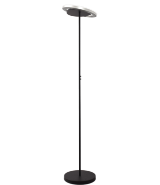 Masterlight Esmee uplighter black silver  up en down dimbaar