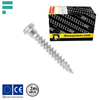 Domax  Ankerschroef grijs verzinkt 5 x 45 mm Torx 20 (500 stuks)